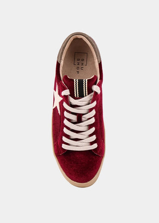 Shu Shop Paula Velvet Sneakers