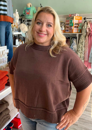 Oversized SS Sweater Top