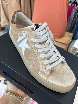 Shu Shop Paula Velvet Sneakers